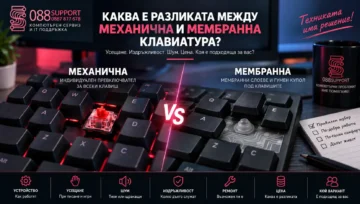 Каква е разликата между механична и мембранна клавиатура?